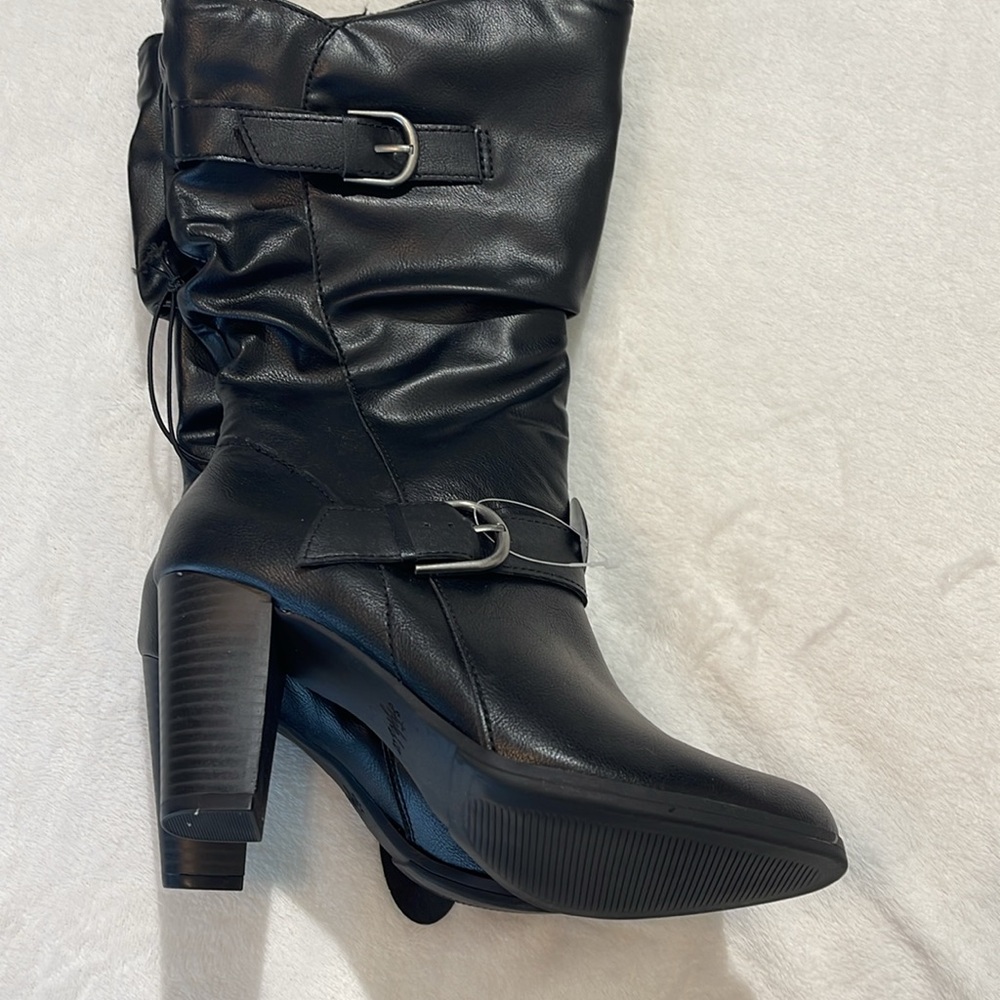 STYLE & COMPANY SIZE 6.5 Black Knee-High Boots - Picture 8 of 10